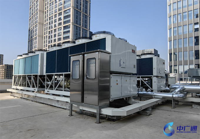 中央空調風冷熱泵機組噪聲治理
